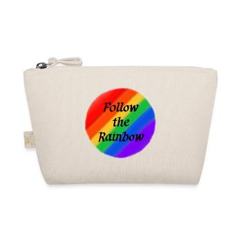 Folgen Sie dem Regenbogen - Bio-Täschchen - Natur - Vorne