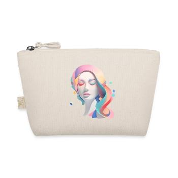 izup2u femme abstraite colorée - Trousse biologique - nature - Devant