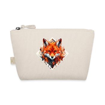Geometrical Fox on Fire - Organic Pouch - nature - Front