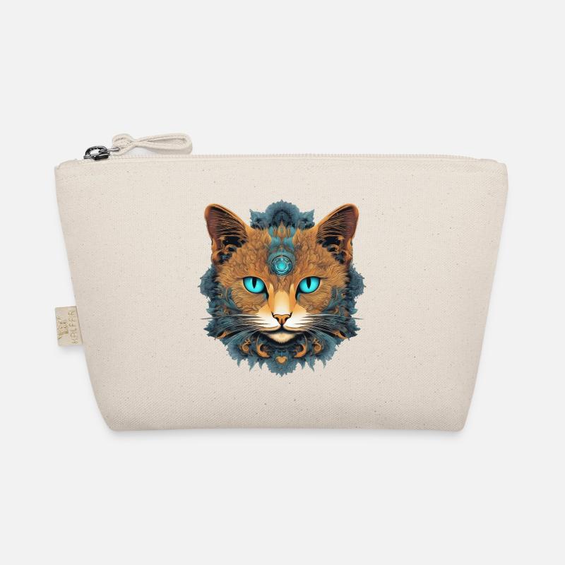 Mystic Cat - Bio-Täschchen - Natur