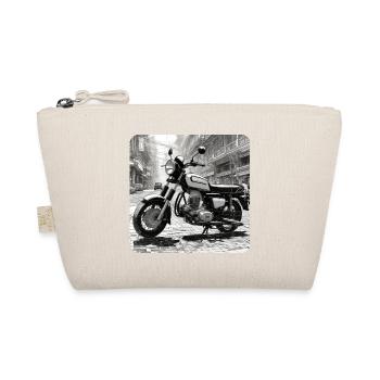 Cooles Moped - Bio-Täschchen - Natur - Vorne