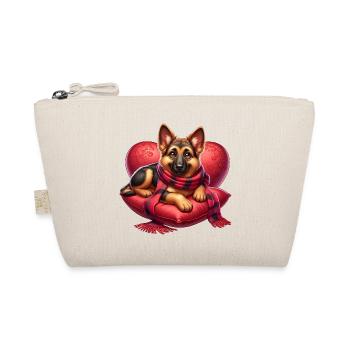 German Shepherd Art - Organic Pouch - nature - Front