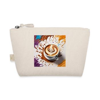 Latte Art Love - Organic Pouch - nature - Front