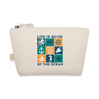 Das Leben am Meer ist gut blc - Bio-Täschchen - Natur - Vorne