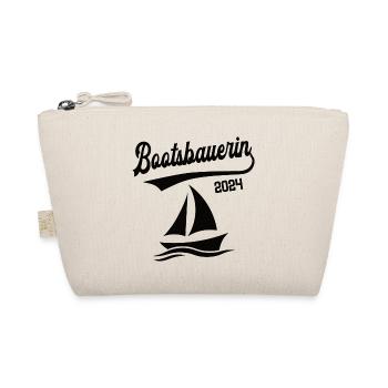 Bootsbauerin 2024 Beruf Schiffbauerin Bootsbau - Bio-Täschchen - Natur - Vorne