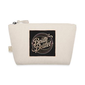 Sac butin Pochette butin or navire doré - Trousse biologique - nature - Devant