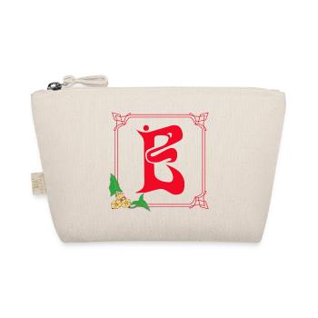 jugendstil e rot - Bio-Täschchen - Natur - Vorne