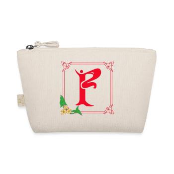 jugendstil f rot - Bio-Täschchen - Natur - Vorne