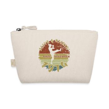 50. Geburtstag Alive and kickin since 11/1974 - Organic Pouch - nature - Front