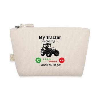 My tractor is calling and i must Go t shirt farmer - Trousse biologique - nature - Devant