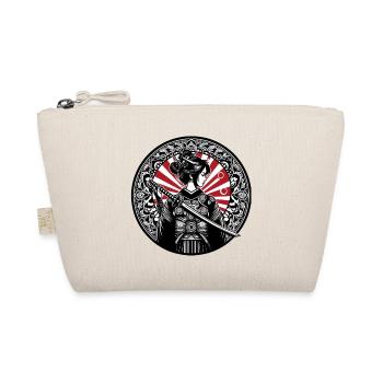 Japanisches Samurai-Mädchen - Bio-Täschchen - Natur - Vorne