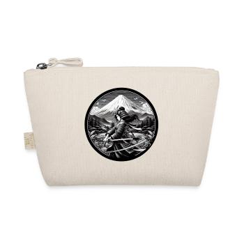 Femme Samouraï avec katana devant Fuji - Trousse biologique - nature - Devant