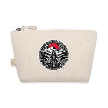 Japanese Samurai Warrior - Organic Pouch - nature - Front