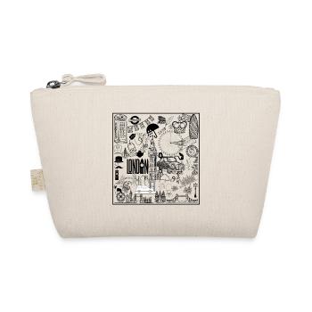 Iconic London Sketch Design - Organic Pouch - nature - Front
