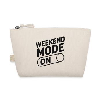 Weekend Mode On - Bio-Täschchen - Natur - Vorne