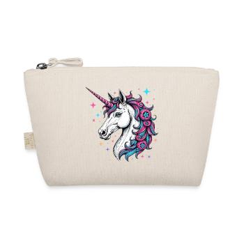 Zauberhaftes Einhorn 01 - Bio-Täschchen - Natur - Vorne