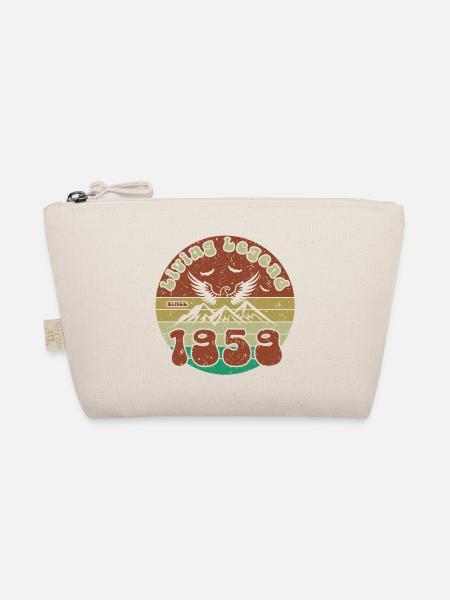 65th Birthday Living Legend since VIN 1959 - Organic Pouch - nature - Front