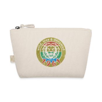 63rd birthday Wild, free & untamed since 1961 - Organic Pouch - nature - Front