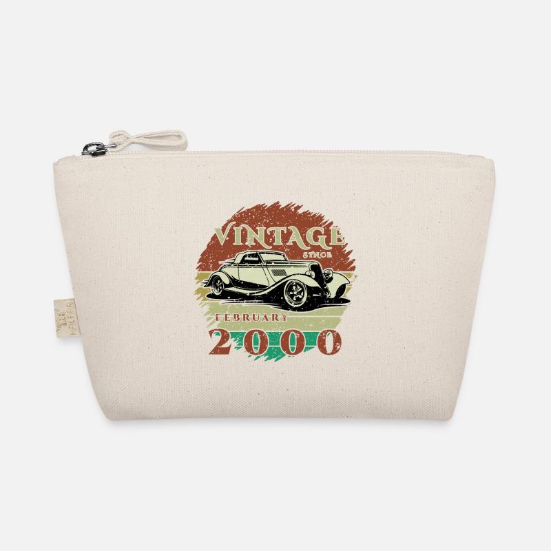 25th Birthday - Classic - Vintage since 02/2000 Organic Pouch