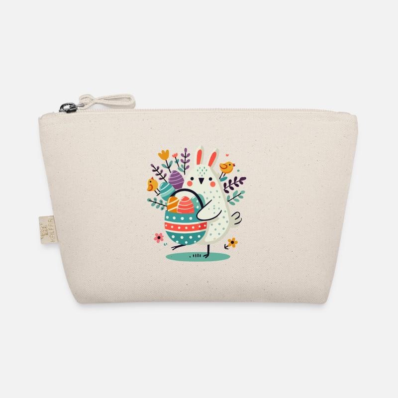 Sweet Easter motif - Organic Pouch - nature