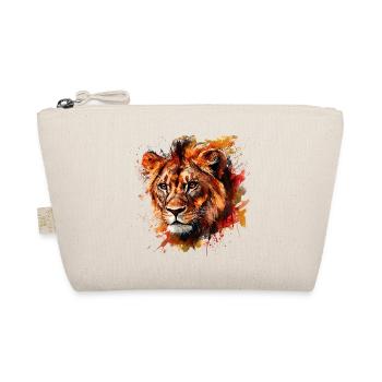 The lion, a symbol of power and strength - Organic Pouch - nature - Front