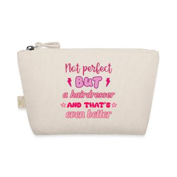 Pas parfait, mais coiffeur, coiffeur cadeau - Trousse biologique - nature - Devant
