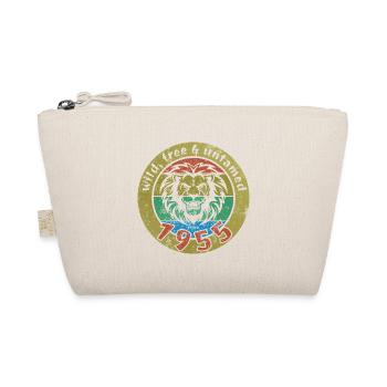 70th Birthday Wild, free & untamed since 1955 - Organic Pouch - nature - Front