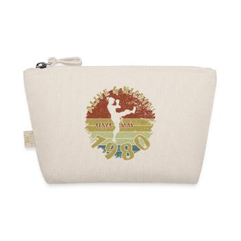 45. Geburtstag Alive and kickin since 05/1980 - Organic Pouch - nature - Front