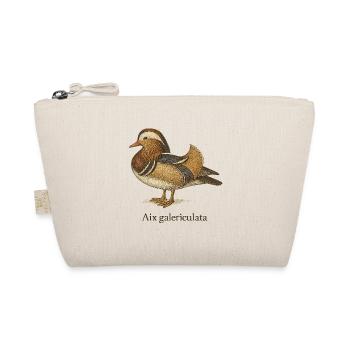 Mandarinente – Ornithologie Illustration - Bio-Täschchen - Natur - Vorne