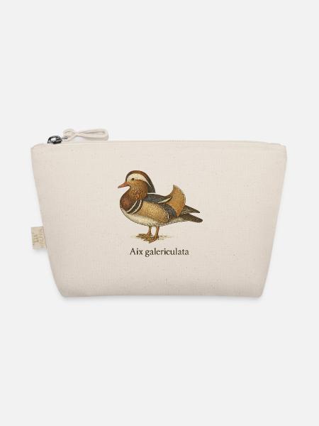 Mandarinente – Ornithologie Illustration - Bio-Täschchen - Natur - Vorne