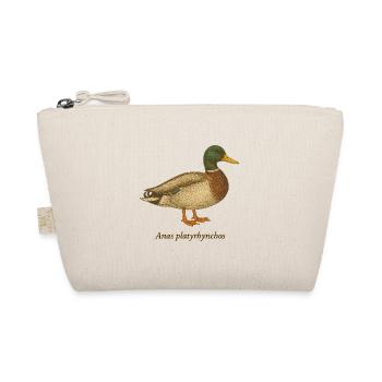 Stockente - Vintage Illustration - Bio-Täschchen - Natur - Vorne