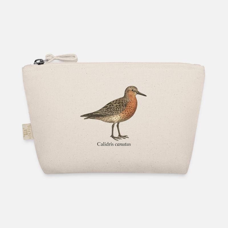 Knutt im Prachtkleid - Bio-Täschchen - Natur