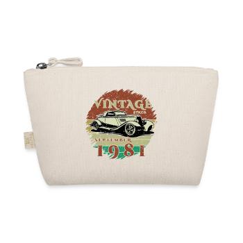 44th Birthday - Classic - Vintage since 09/1981 - Organic Pouch - nature - Front