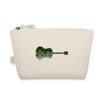 acoustic guitar - forest lake - nature - reflection - Organic Pouch - nature - Front