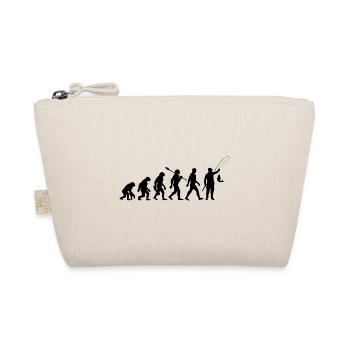 Evolution - Angeln - Angler - Fische fangen - Bio-Täschchen - Natur - Vorne
