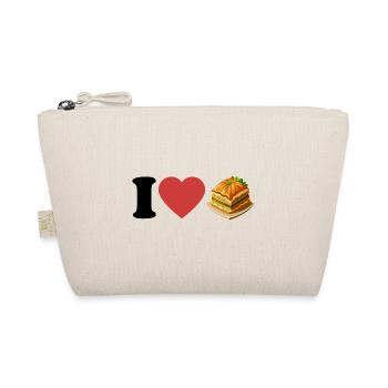 I Love Baklava - Dessert - Saying - Organic Pouch - nature - Front