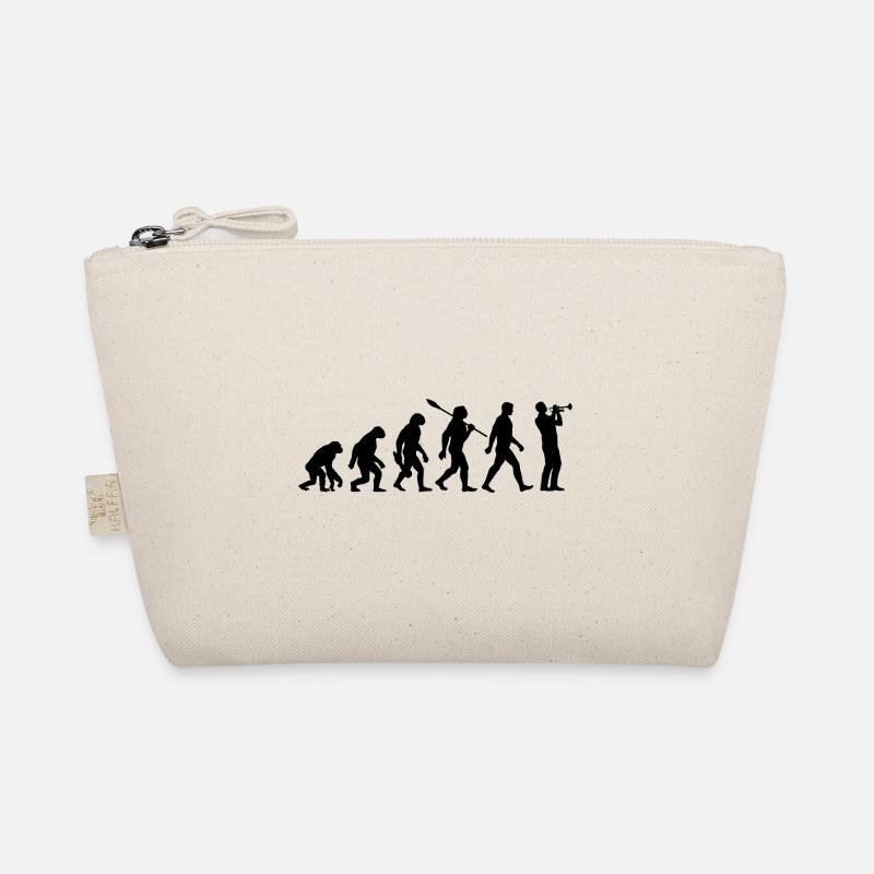 Evolution - Trompete - Musiker - Blasinstrument Bio-Täschchen