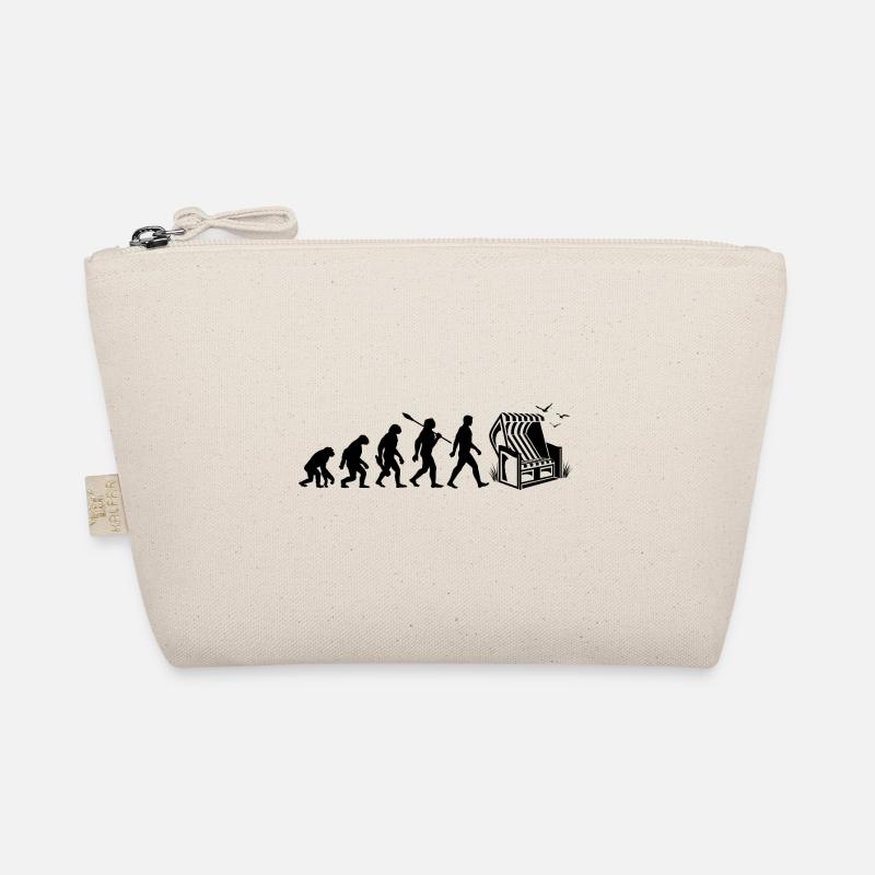 Evolution - Beach chair - Holiday - Sea - Seagulls Organic Pouch