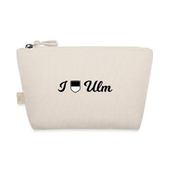I love Ulm - Organic Pouch - nature - Front