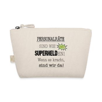 Personalrat Personalräte Betriebsrat Superhelden - Bio-Täschchen - Natur - Vorne