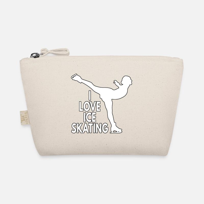 LIEBE EISLAUFEN Bio-Täschchen