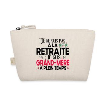 Retraite Grand-Mère Cadeau Mamie Retraitée Sénior - Trousse biologique - nature - Devant