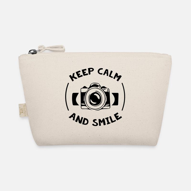 Keep Calm And Smile Bio-Täschchen