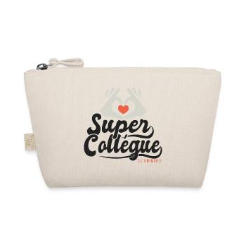 Super collégue l'unique cadeau collegue - Trousse biologique - nature - Devant