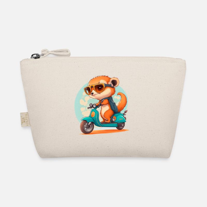 Escooting Erdmännchen Escooter Elektroroller Bio-Täschchen