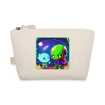 Cute Aliens - Organic Pouch - nature - Front
