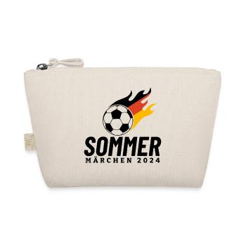 Sommermärchen 2024 Flamme Deutschland - Bio-Täschchen - Natur - Vorne