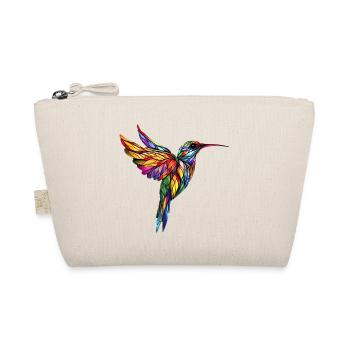 Liebe Kolibris Bunte Buntglas Kolibri - Bio-Täschchen - Natur - Vorne