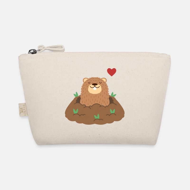 Groundhog Love Bio-Täschchen