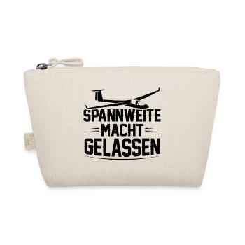 Segelflug Geschenke | Segelflieger Thermik Piloten - Bio-Täschchen - Natur - Vorne